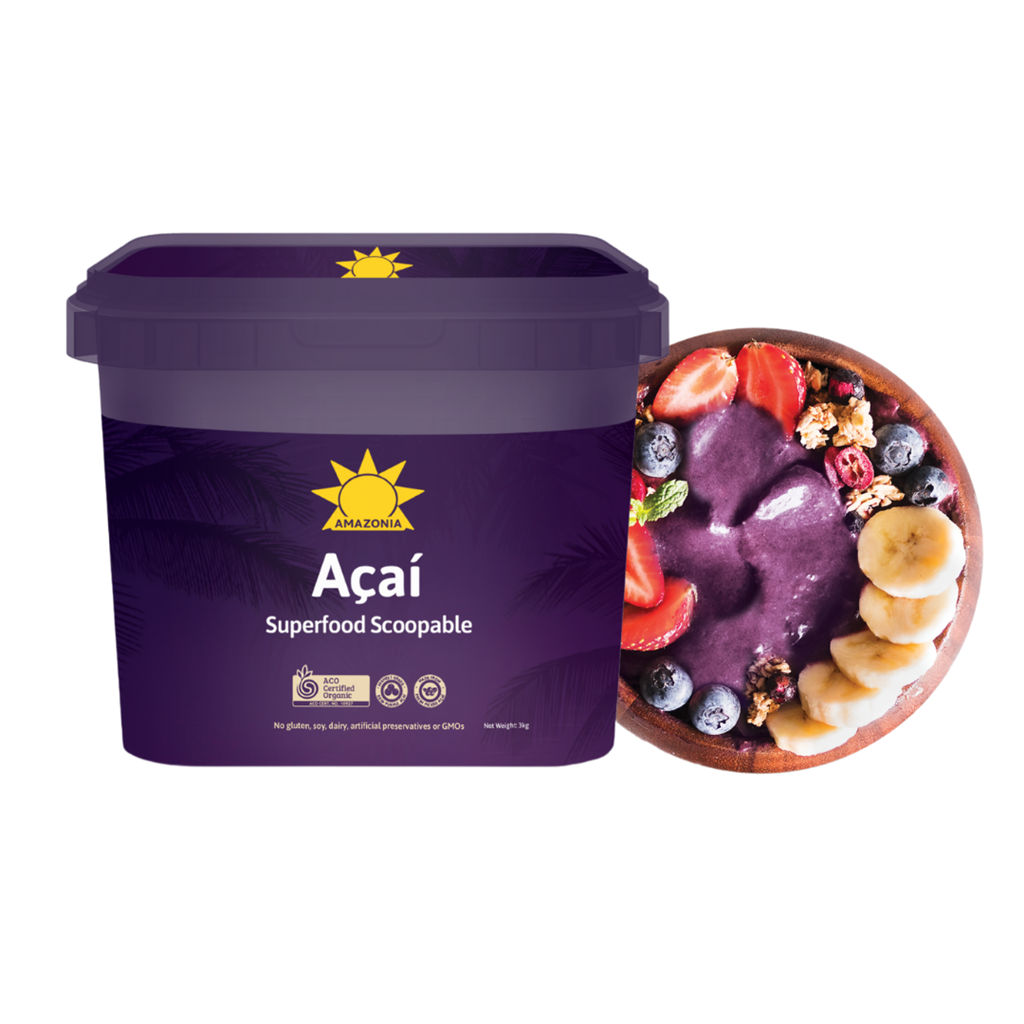 ACAI SCOOPABLE 3KG AMAZONIA Food & Dairy Co